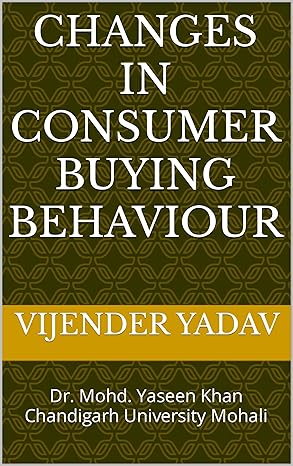 Changes in Consumer Buying Behaviour
